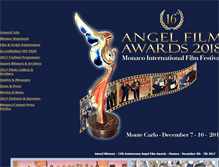 Tablet Screenshot of monacofilmfest.com